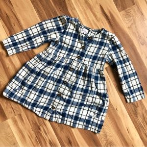 Hanna Andersson | Plaid Flannel Dress with pockets | Size 5 / 110